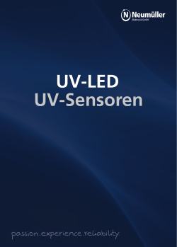 UV Sensoren - Neumüller Elektronik GmbH