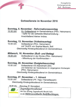 hier - Evangelische Kirchengemeinde Boll
