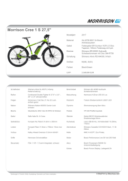 Morrison E-Bike Cree 1 S 27,5