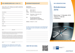 Gr&uuml;ndermesse 2016 - IHK W&uuml;rzburg-Schweinfurt