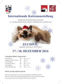 Zuchwil 16 - Katzenclub Aargau
