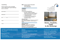 Steine, Amulette, Engel in der Seelsorge