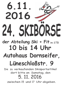 skiboerse-2016 - Solinger Turnerbund