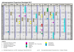 Jahresprogramm Flugschule Diemtigtal 2017