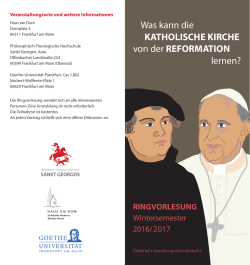 Intro - Philosophisch-Theologische Hochschule Sankt Georgen