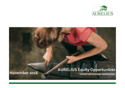 AURELIUS EquityOpportunities November 2016