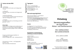 hier - M&uuml;tter- und Familienzentren in Bayern