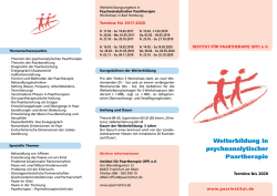 Institut f&uuml;r Paartherapie (IFP) e.V.