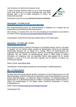 StuBo-Newsletter - Gymnasium Lohmar