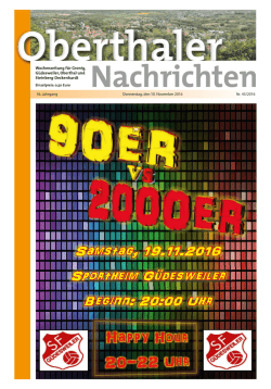Oberthaler Nachrichten Nr. 45