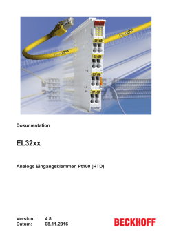 Dokumentation EL32xx