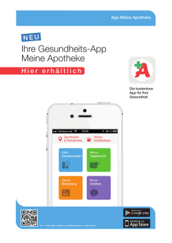 Ihre Gesundheits-App Meine Apotheke