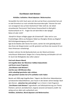 Durchboxen statt Botoxen - Beier-solo