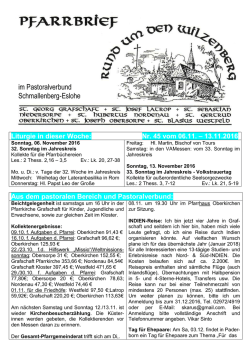 Pfarrbrief Nr. 45