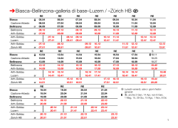 ìBiasca–Bellinzona–galleria di base–Luzern / –Zürich HB û