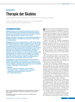 Therapie der Skabies - Deutsches Ärzteblatt