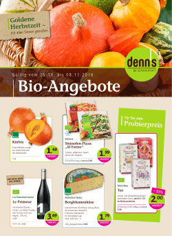 Bio-Angebote - Logo Denns Biomarkt