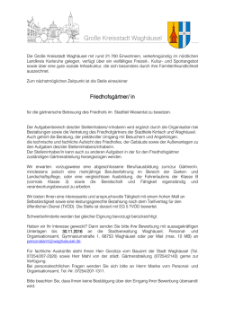 Gro&szlig;e Kreisstadt Wagh&auml;usel