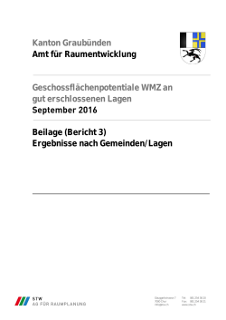 Bericht 3 - Kanton Graubünden