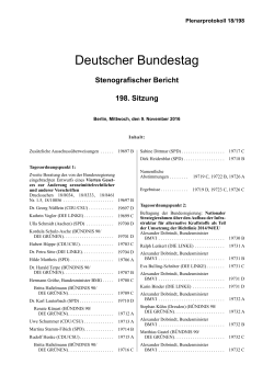 Plenarprotokoll 18/198 - DIP des Bundestages