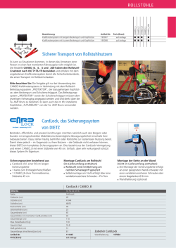Auszug Katalog, Kraftknotensystem