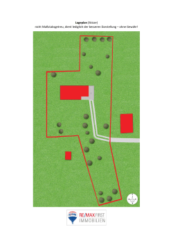 Lageplan Grundstück