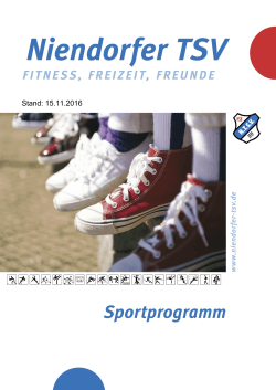 Sportprogramm - Niendorfer TSV