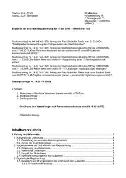 Inhaltsverzeichnis
