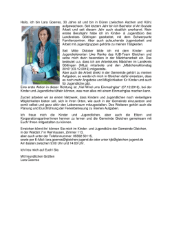 Hallo, ich bin Lara Goerres, 30 Jahre alt und bin in D&uuml;ren (zwischen