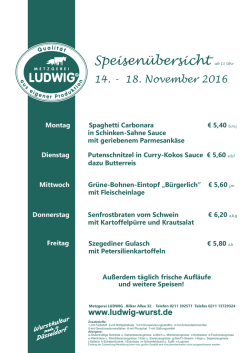 in Unterbilk - Metzgerei Ludwig