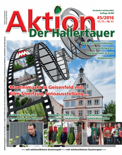 mit wöchentlichem Gewinnspiel + + + mit