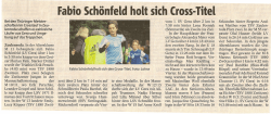 Fabio Schönfeld holt sich Cross-Titel - TSV 1880 Gera