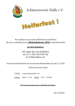 Helferfest 2016