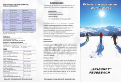 Programm - skizunft