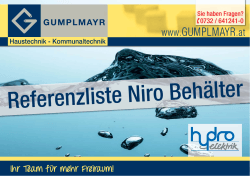 Gumplmayr Armaturen Praesentation Hydro A4quer.indd