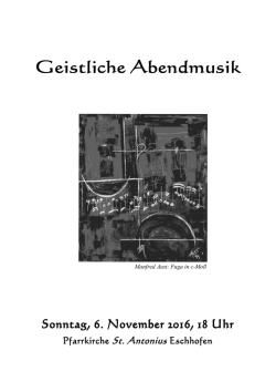 Programm - MGV Fidelio