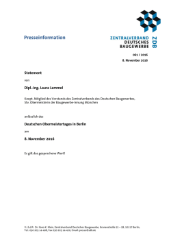 Presseinformation - Zentralverband Deutsches Baugewerbe