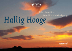 Gastgeberverzeichnis Hooge 2016