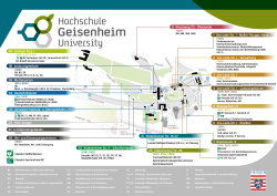 (Campus)Lageplan - Hochschule Geisenheim University