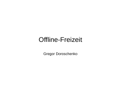 Offline-Freizeit