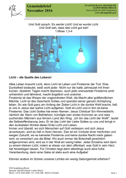EFK-Gemeindebrief (November 2016)