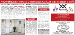 Schmuck-Outlet bei WILH.MÜLLER in Schwäbisch Gmünd