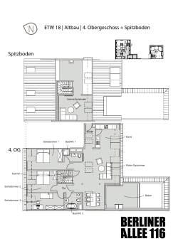 ETW 18 | Altbau | 4. Obergeschoss + Spitzboden 4. OG Spitzboden