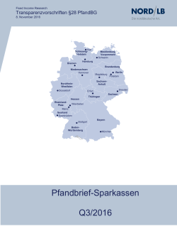 Pfandbrief Sparkassen