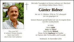 G&uuml;nter Bidner