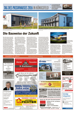 tag des passivhauses 2016 in königsfeld