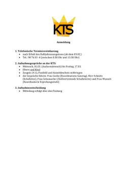 Informationen zum Anmeldeverfahren f&uuml;r die Klasse 5