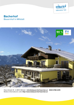 Bacherhof in Millstatt