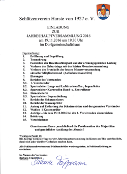 J/2 llz?ftL - Sch&uuml;tzenverein Harste