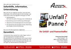 und Pannenhelfer - Autocenter Klaus GmbH